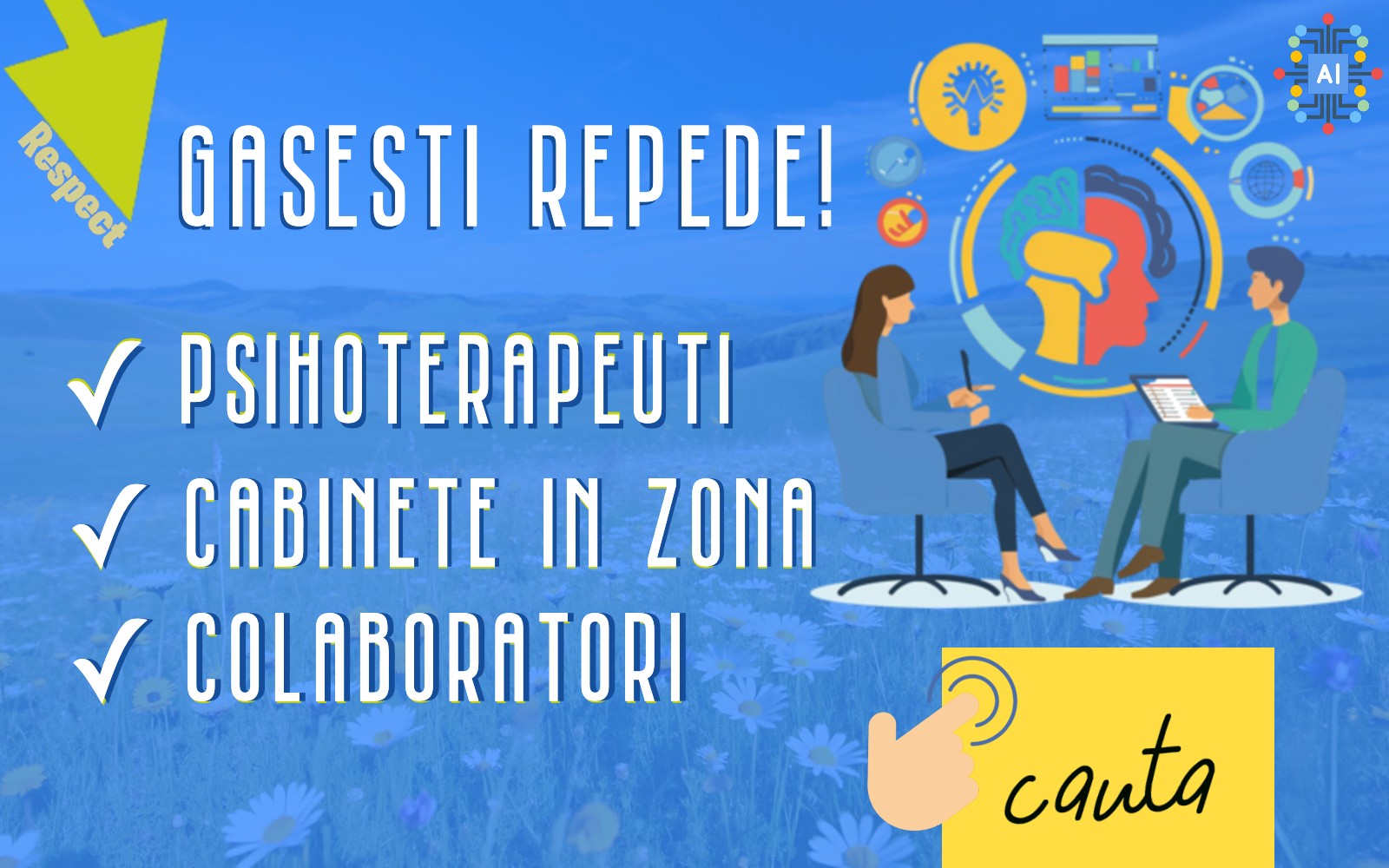 gaseste repede un psiholog